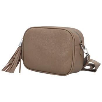 Dámska crossbody kabelka tmavo béžová - Paolo bags Ilana