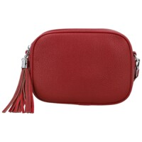 Dámska crossbody kabelka červená - Paolo bags Ilana