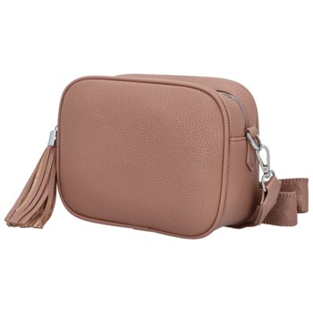 Dámska crossbody kabelka staroružová - Paolo bags Ilana