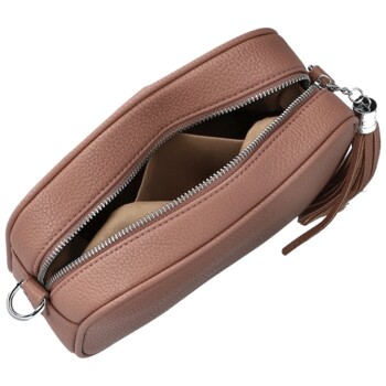 Dámska crossbody kabelka staroružová - Paolo bags Ilana