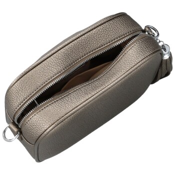 Dámska crossbody kabelka bronzová - Paolo bags Ilana