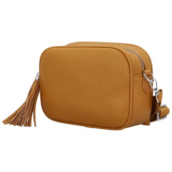 Dámska crossbody kabelka žltá - Paolo bags Ilana