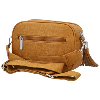 Dámska crossbody kabelka žltá - Paolo bags Ilana