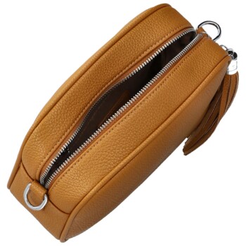 Dámska crossbody kabelka žltá - Paolo bags Ilana