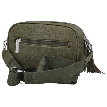 Dámska crossbody kabelka tmavo zelená - Paolo bags Ilana