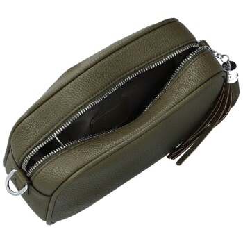 Dámska crossbody kabelka tmavo zelená - Paolo bags Ilana