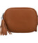 Dámska crossbody kabelka hnedá - Paolo bags Ilana