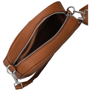 Dámska crossbody kabelka hnedá - Paolo bags Ilana