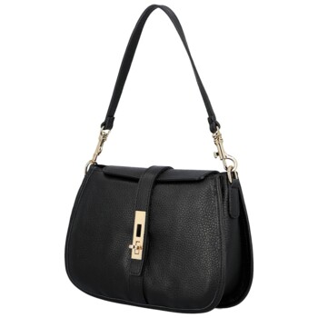 Dámska kabelka na rameno čierna - Delami Vera Pelle Heloise