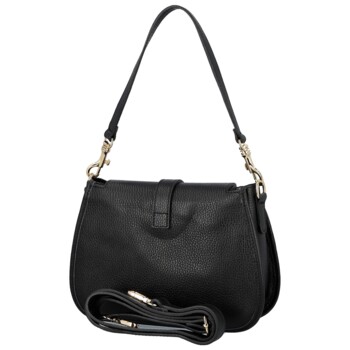 Dámska kabelka na rameno čierna - Delami Vera Pelle Heloise