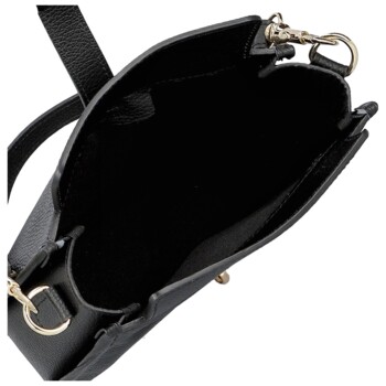 Dámska kabelka na rameno čierna - Delami Vera Pelle Heloise