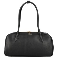 Dámska kožená kabelka na rameno čierna - Delami Vera Pelle Reece