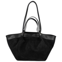 Dámska kožená kabelka na rameno čierna - Delami Vera Pelle Lorina