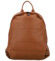 Dámsky kožený batoh koňakový - Delami Vera Pelle Ricardo