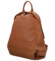 Dámsky kožený batoh koňakový - Delami Vera Pelle Ricardo