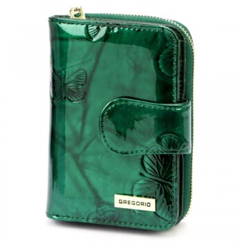 Dámska kožená peňaženka zelená - Gregorio Allis