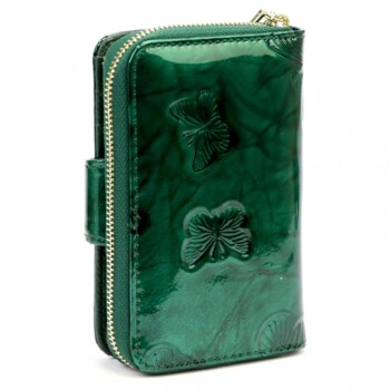 Dámska kožená peňaženka zelená - Gregorio Allis
