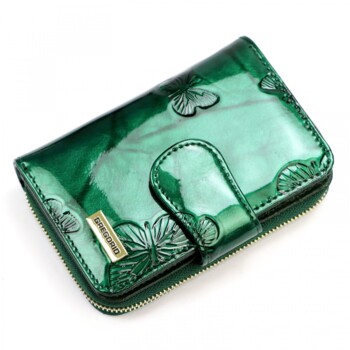 Dámska kožená peňaženka zelená - Gregorio Allis