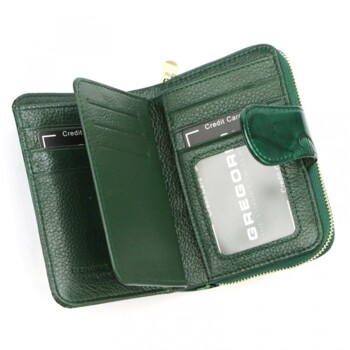 Dámska kožená peňaženka zelená - Gregorio Allis