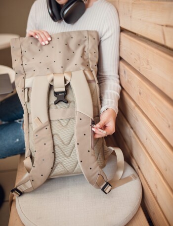 Mestský batoh béžový - Vuch Virion Dotty