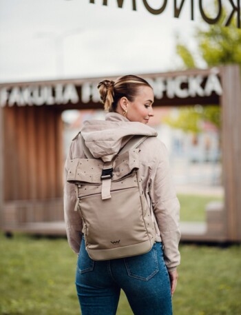 Mestský batoh béžový - Vuch Virion Dotty