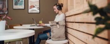 Mestský batoh béžový - Vuch Virion Dotty