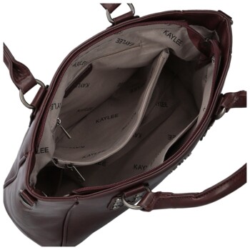 Dámska kabelka do ruky tmavo vínová - Firenze Matia