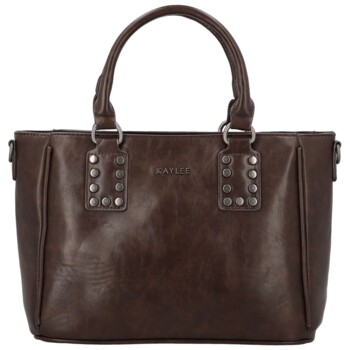 Dámska kabelka do ruky tmavo hnedá - Firenze Matia