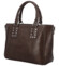 Dámska kabelka do ruky tmavo hnedá - Firenze Matia