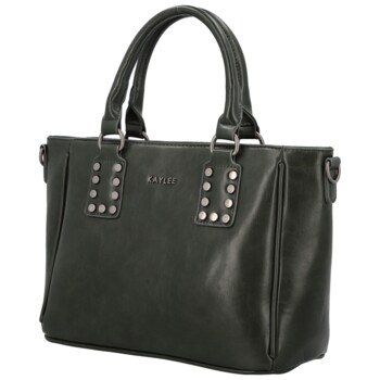 Dámska kabelka do ruky tmavo zelená - Firenze Matia