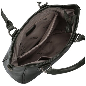 Dámska kabelka do ruky tmavo zelená - Firenze Matia