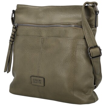 Dámska crossbody kabelka tmavo zelená - Coveri Chantalls new