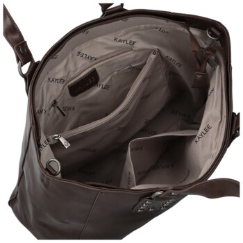 Dámska kabelka na rameno tmavo hnedá - Firenze Niel