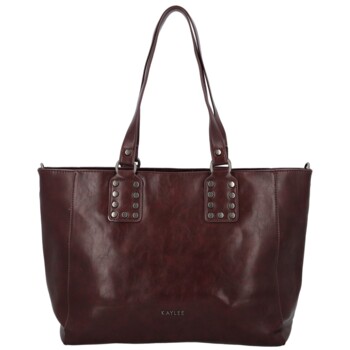 Dámska kabelka na rameno tmavo vínová - Firenze Niel