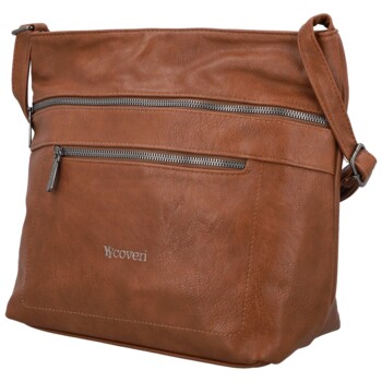 Dámska crossbody kabelka hnedá - Coveri Aysana new