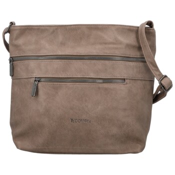 Dámska crossbody kabelka taupe - Coveri Aysana new