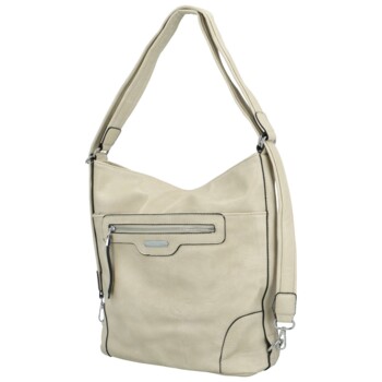 Dámsky kabelko/batoh krémový - Romina & Co Bags Zilla