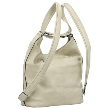 Dámsky kabelko/batoh krémový - Romina & Co Bags Zilla