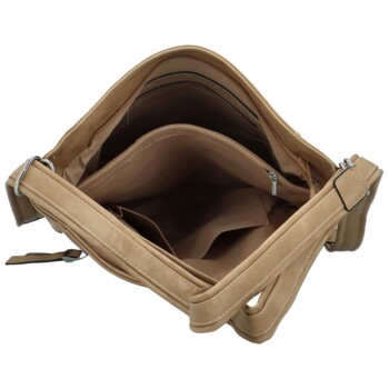Dámsky kabelko/batoh tmavo béžový - Romina & Co Bags Tonandis