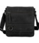Pánska kožená crossbody taška čierna - Sendi Design Alain