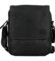 Pánska kožená crossbody taška čierna - Sendi Design Fidlo