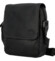 Pánska kožená crossbody taška čierna - Sendi Design Fidlo