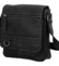 Pánska kožená crossbody taška čierna - Sendi Design Alain
