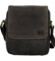 Pánska kožená crossbody taška hnedá - Sendi Design Fidlo