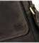 Pánska kožená crossbody taška hnedá - Sendi Design Fidlo