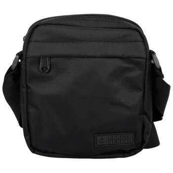 Pánska crossbody taška čierna - Enrico Benetti Finde