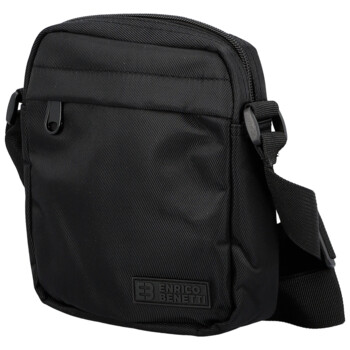 Pánska crossbody taška čierna - Enrico Benetti Finde
