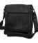 Pánska kožená crossbody taška čierna - Sendi Design Alain