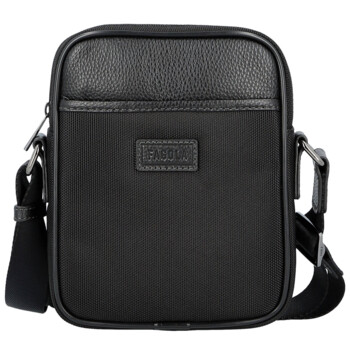 Pánska crossbody taška čierna - Fagola Milany