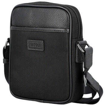 Pánska crossbody taška čierna - Fagola Milany